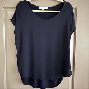 Chiffon Front, Soft Back Blouse
